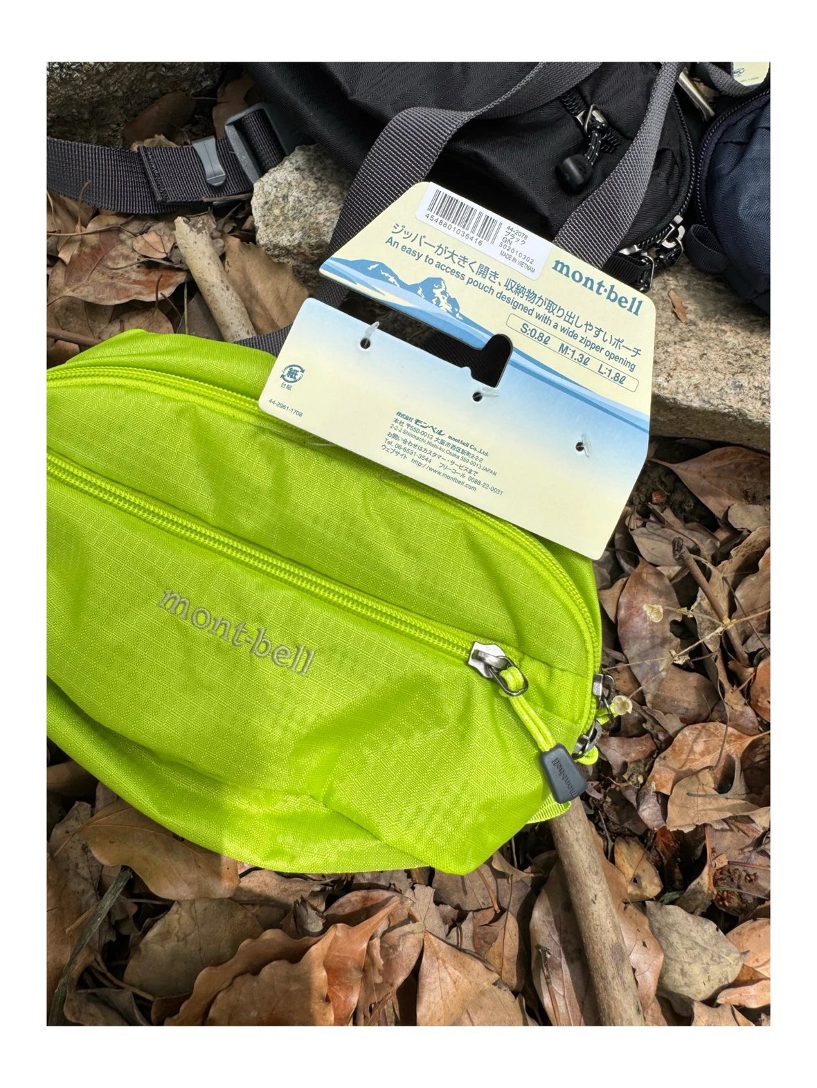 กระเป๋าคาดเอว Montbell Delta Gusset Pouch M ของใหม่ ของแท้ พร้อมส่งจากไทย