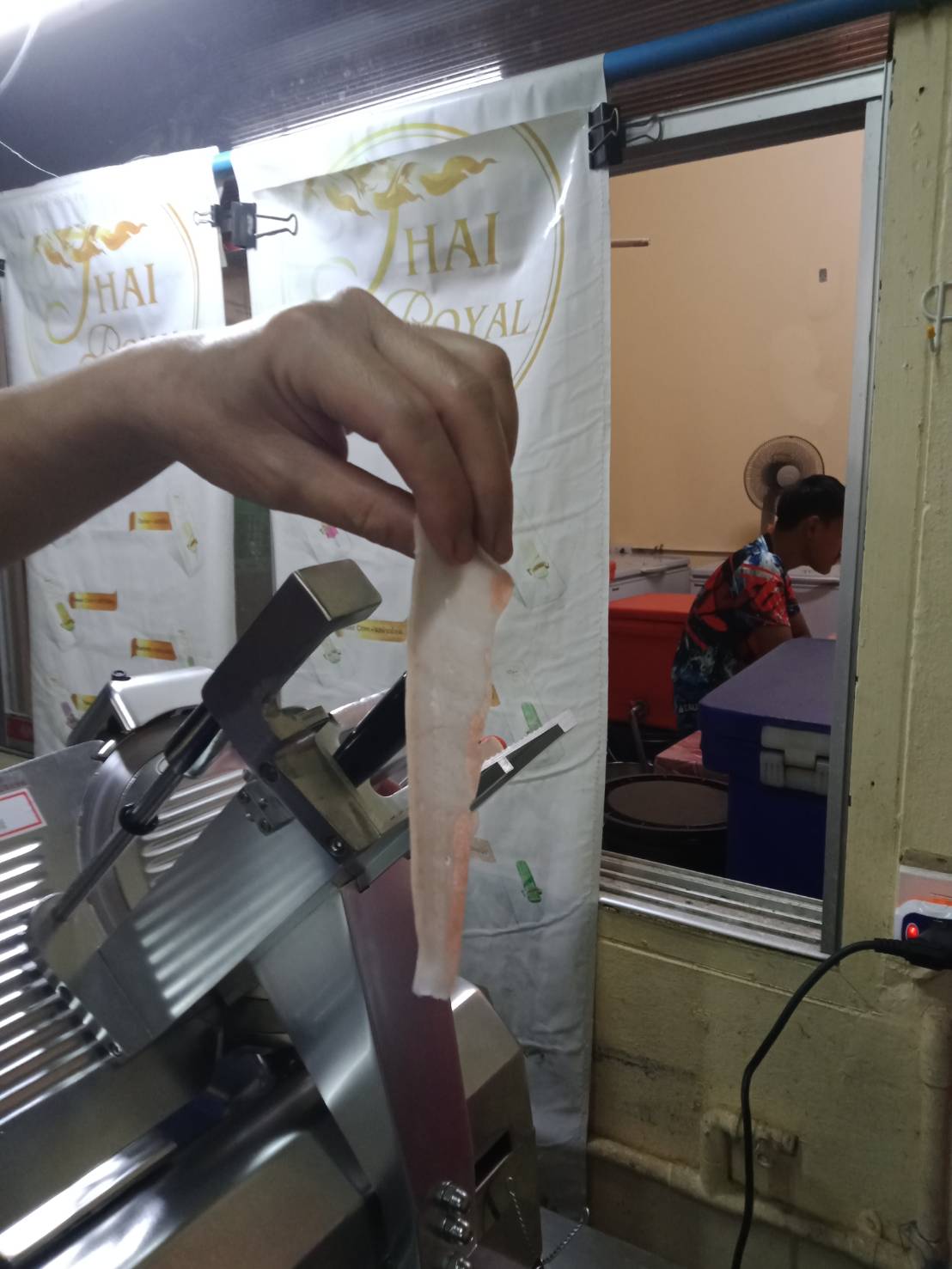 เครื่องสไลด์เนื้อ 12 นิ้ว อัตโนมัติ ออโต้ เนื้อ เนื้อชาบู เครื่องสไลด์เนื้อ เครื่องสไลด์ เครื่องหั่นเนื้อ