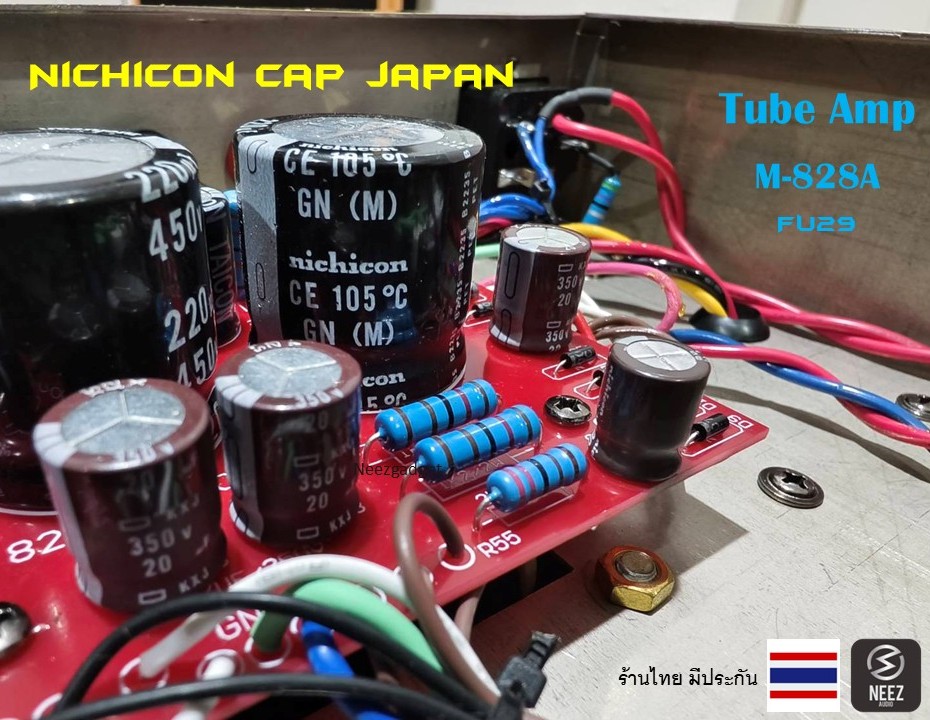 Audioromy M-828A แอมป์หลอด FU29 Class A - 60Watts - ร้านไทย พร้อมส่ง