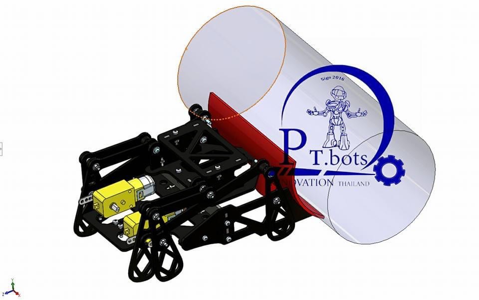 หุ่นยนต์ขาเดินดันกระป๋อง