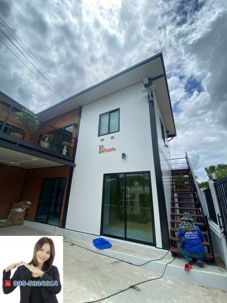 ออฟฟิศสำเร็จรูป บ้านสำเร็จรูป รามอินทรา14 ขนาด5.00x10.00และ5.00x14.00 เมตร 2 ชั้น
