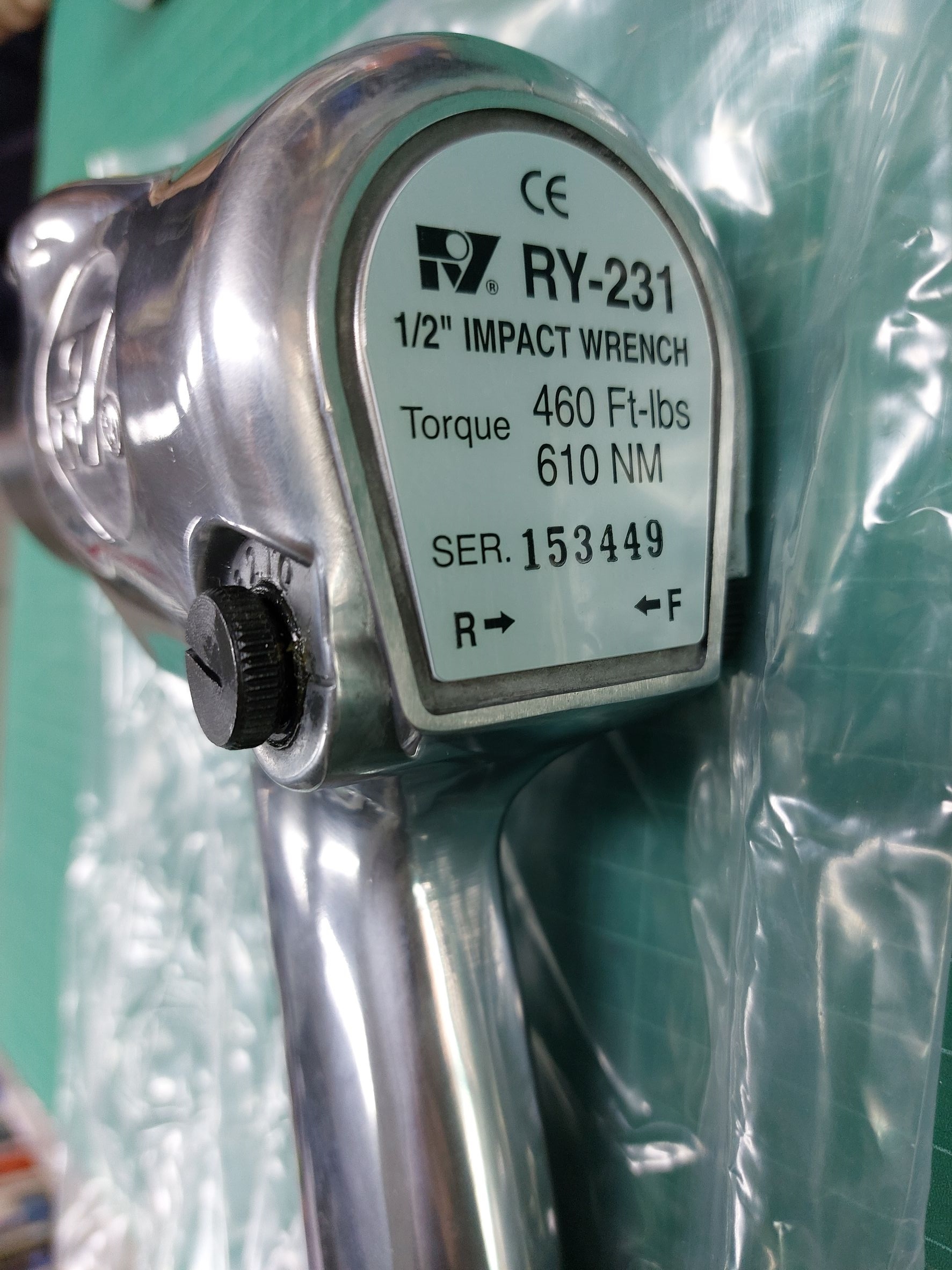 RY-231 บ็อกลม 4 หุน R+L งานหนัก Air Impact Wrench