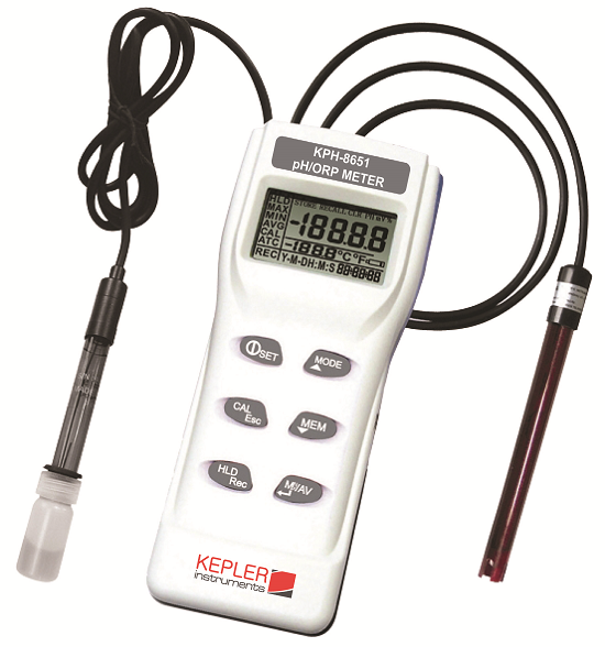 เครื่องวัดค่าความเป็นกรด-ด่างแบบมือถือ (Handheld pH/ORP Meter) แบรนด์ : KEPLER รุ่น : KPH-8651