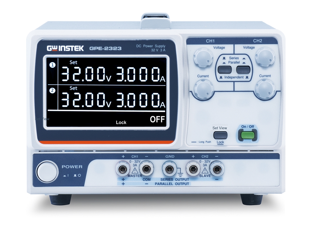 Power supply (เครื่องจ่ายไฟ) ยี่ห้อ GW Instek รุ่น GPE-x323 Series