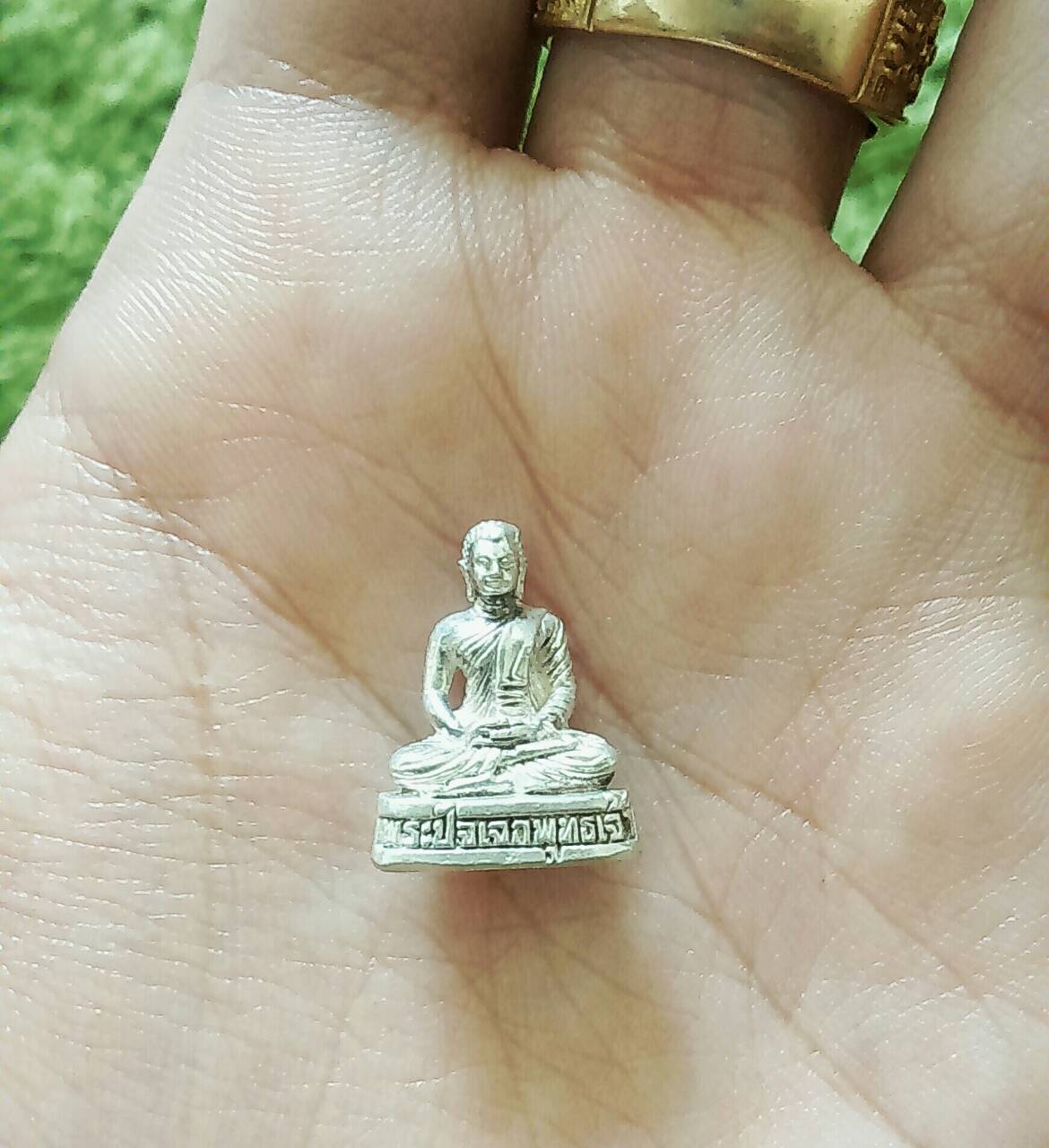 พระปัจเจกพุทธเจ้า (เนื้อเงิน 1 ซม.) วัดท่าขนุน ปี 50