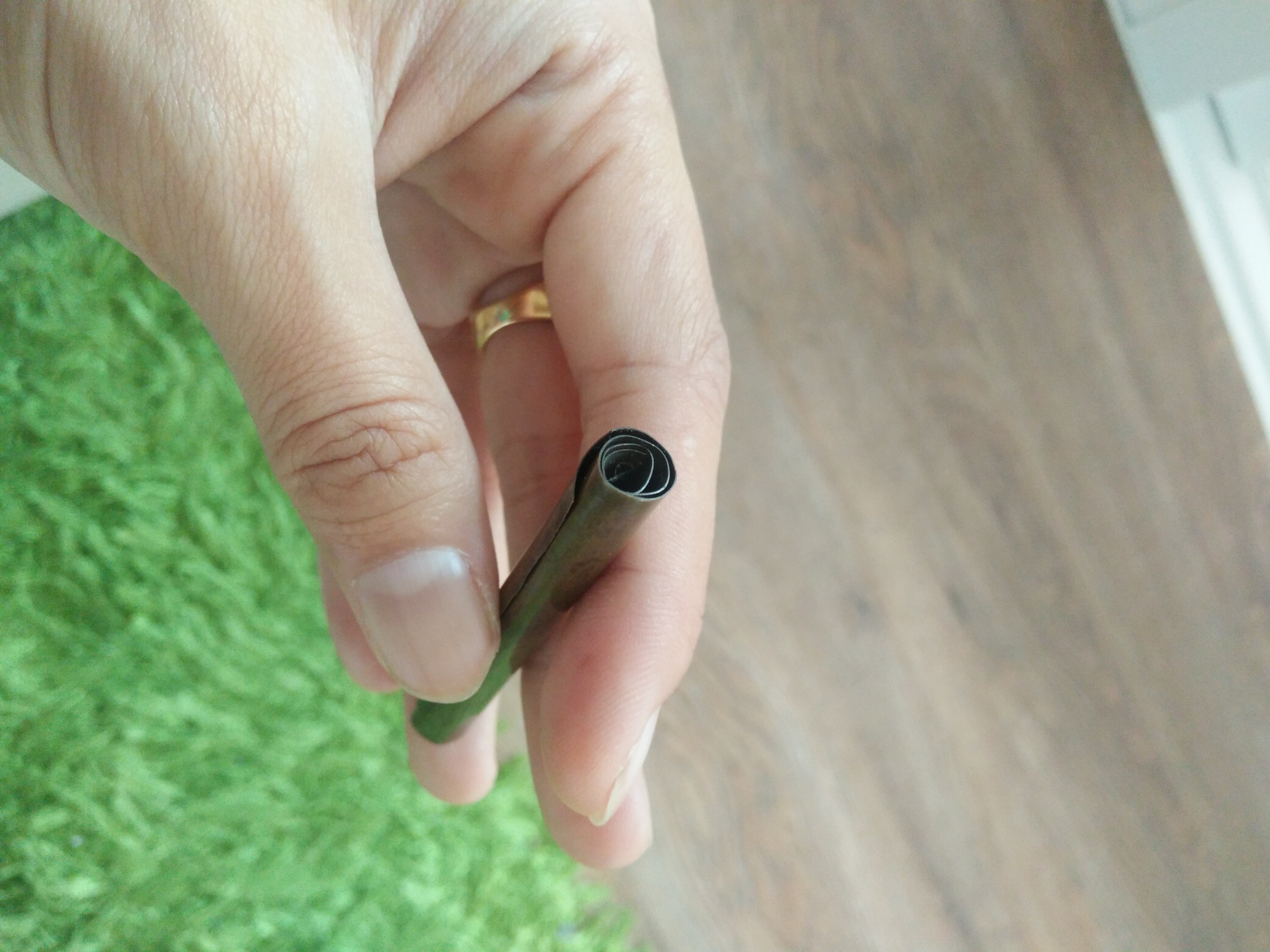 ตะกรุดเดินป่า (ตะกรุด ลพ.ปาน) วัดท่าซุง เสกแจกโดย ลพ.ฤาษีลิงดำ (มีจาร สร้างน้อย หายาก)