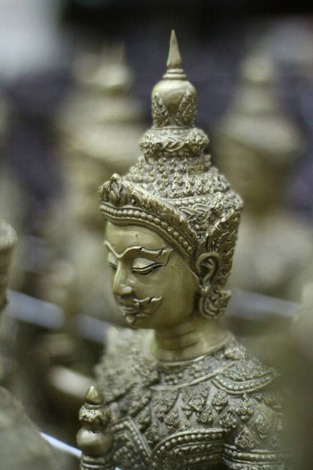 พระบูชาท้าวเวสสุวรรณ (เทพบุตร) No.34 ลพ.อิฏฐ์ วัดจุฬามณี ปี 59