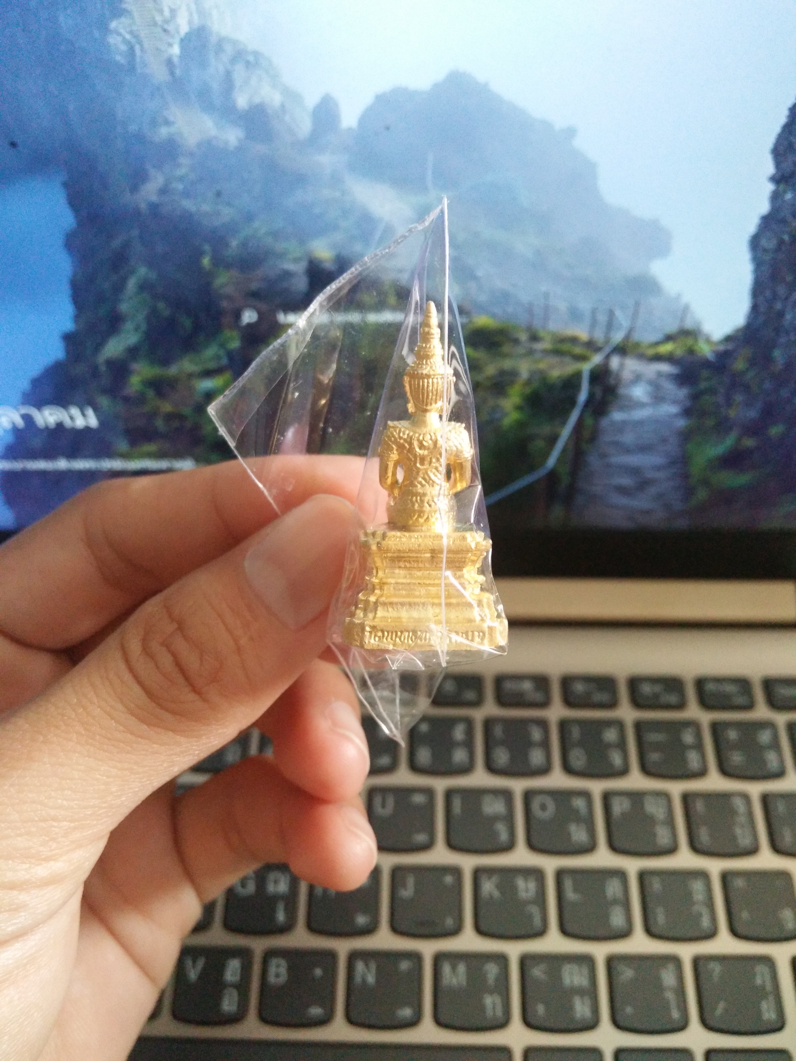 พระวิสุทธิเทพชุบทอง วัดพุทธพรหมยาน No.xxx ลพ.เล็ก ร่วมเสก