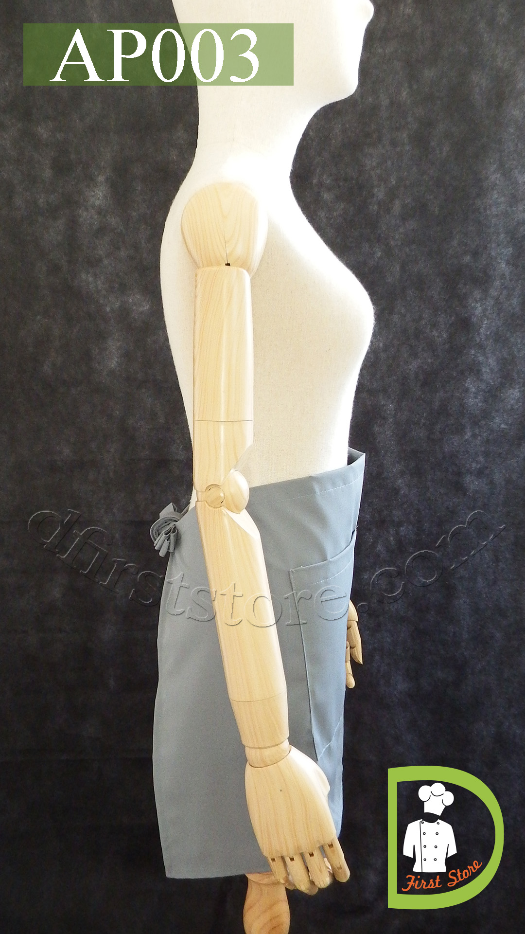 AP003 Waitress Apron ผ้ากันเปื้อนสั้น พนักงานเสริฟ