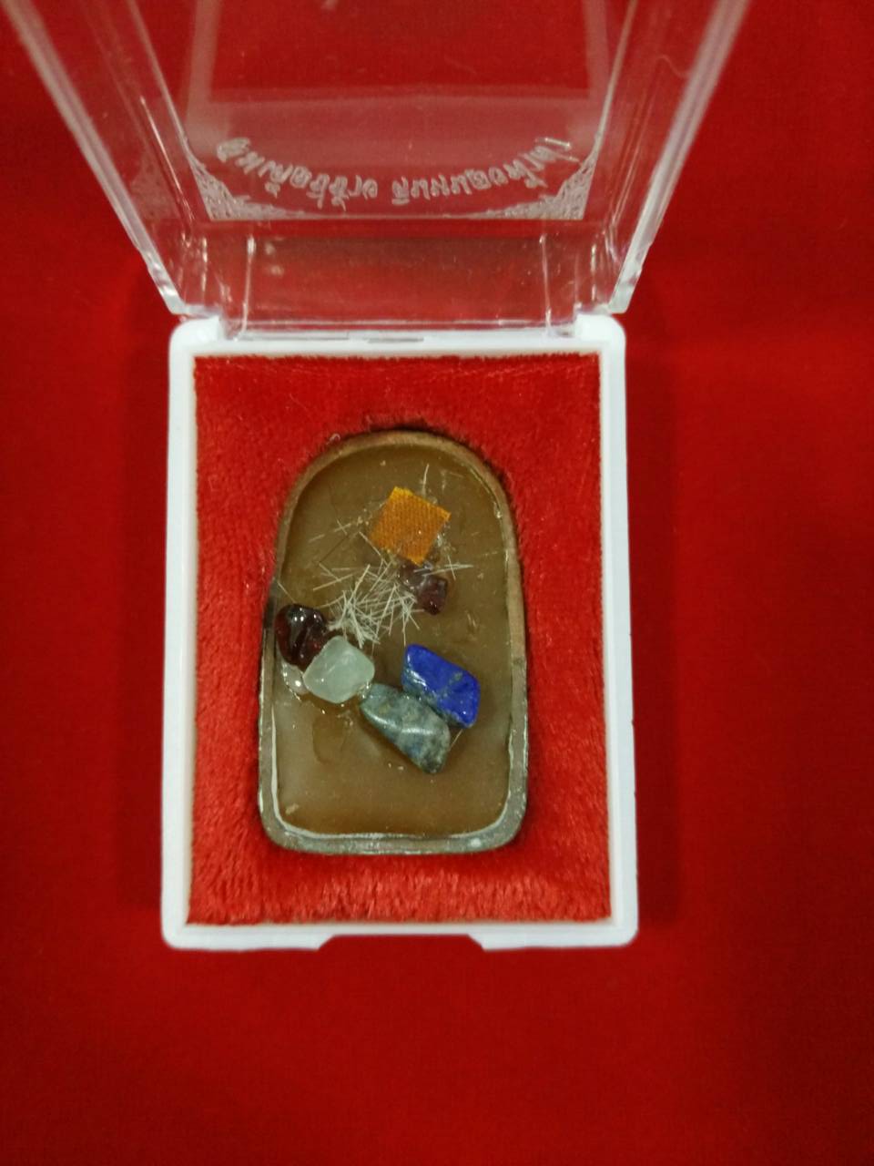 พระพุทธประทับช้าง (โลหะผสมชนวนหล่อโบราณนำฤกษ์ 1ใน99) ลป.ป่วน วัดช้างน้อยปี 59