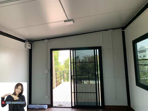 ออฟฟิศสำเร็จรูป บ้านสำเร็จรูป วัชระพล ขนาด3.50x10.00 เมตร 2 ชั้น