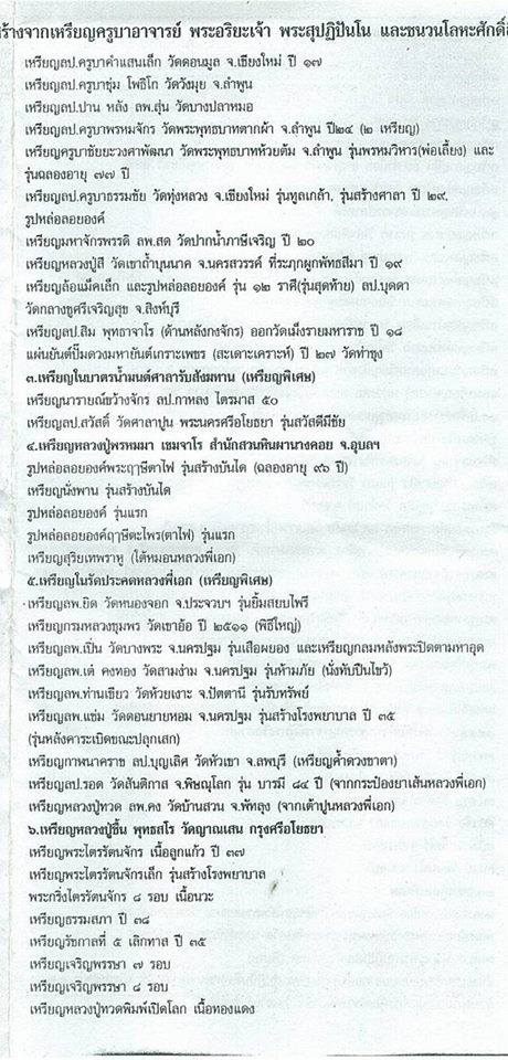 เหรียญรุ่นแรก พระธัมมสรโณ No.๑๓๔ ลพ.เอก เนื้อแก้วจักรพรรดิ์ (จาร 2 จุด พร้อมตอกโค้ด) ปี 59