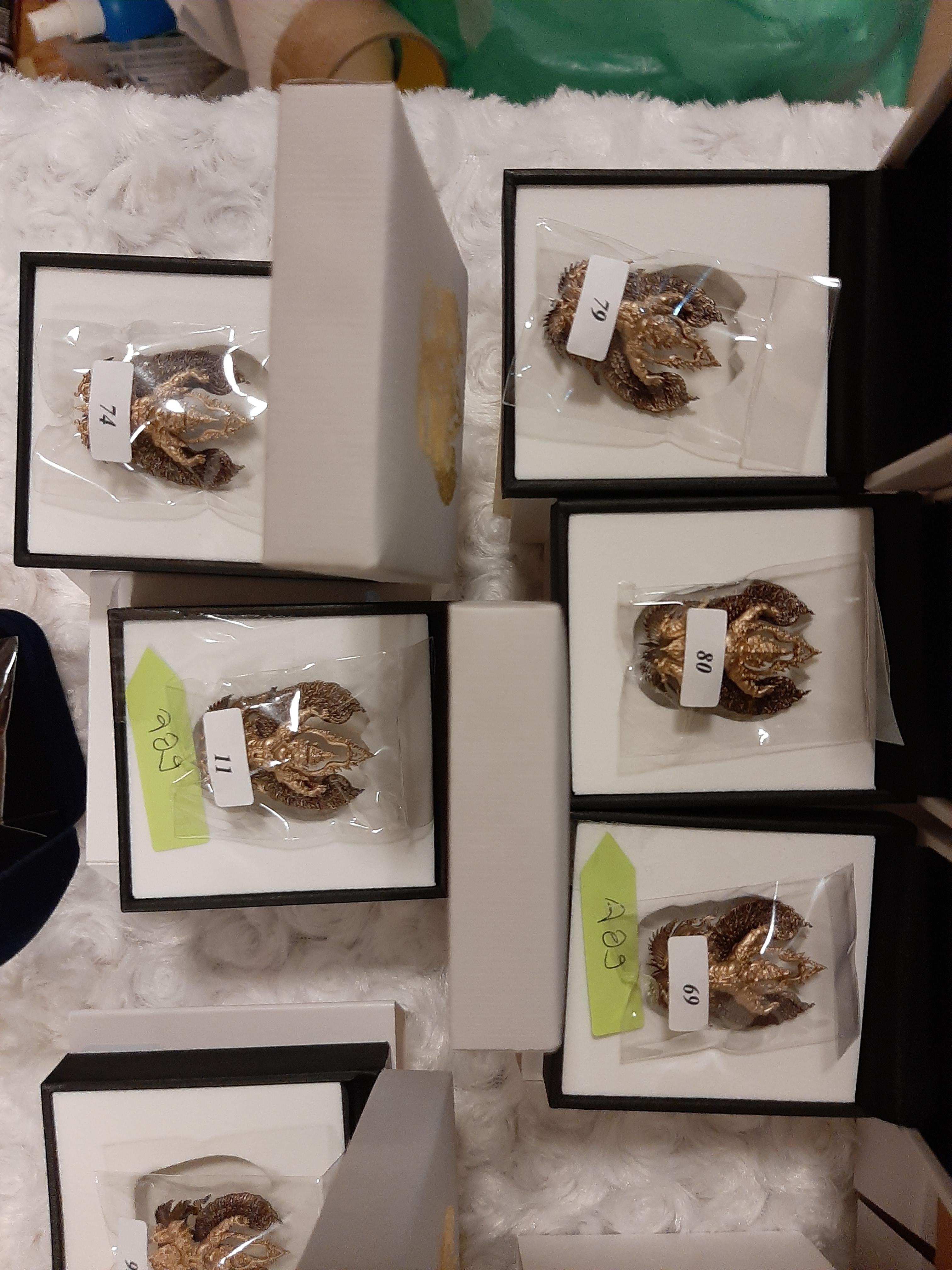 ครุฑทองคำ (พิมพ์เล็ก No.34) 1 ใน 38 องค์ พญาครุฑเทวราชมหาบารมี ๔ ทิศ หลวงพ่อวราห์ วัดโพธิ์ทอง