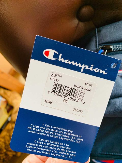 กระเป๋าเป้ Champion Supercize Backpack ของแท้ พร้อมส่งจากไทย