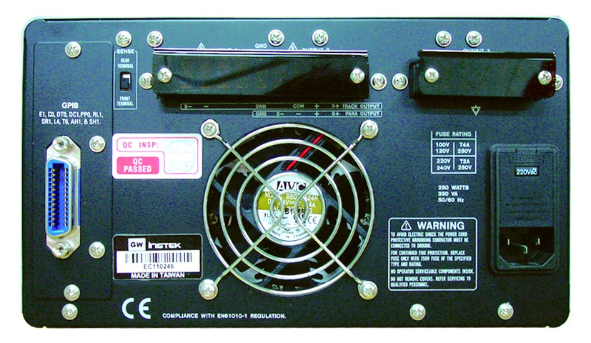 Power supply (เครื่องจ่ายไฟ) ยี่ห้อ GW Instek รุ่น PPT-Series