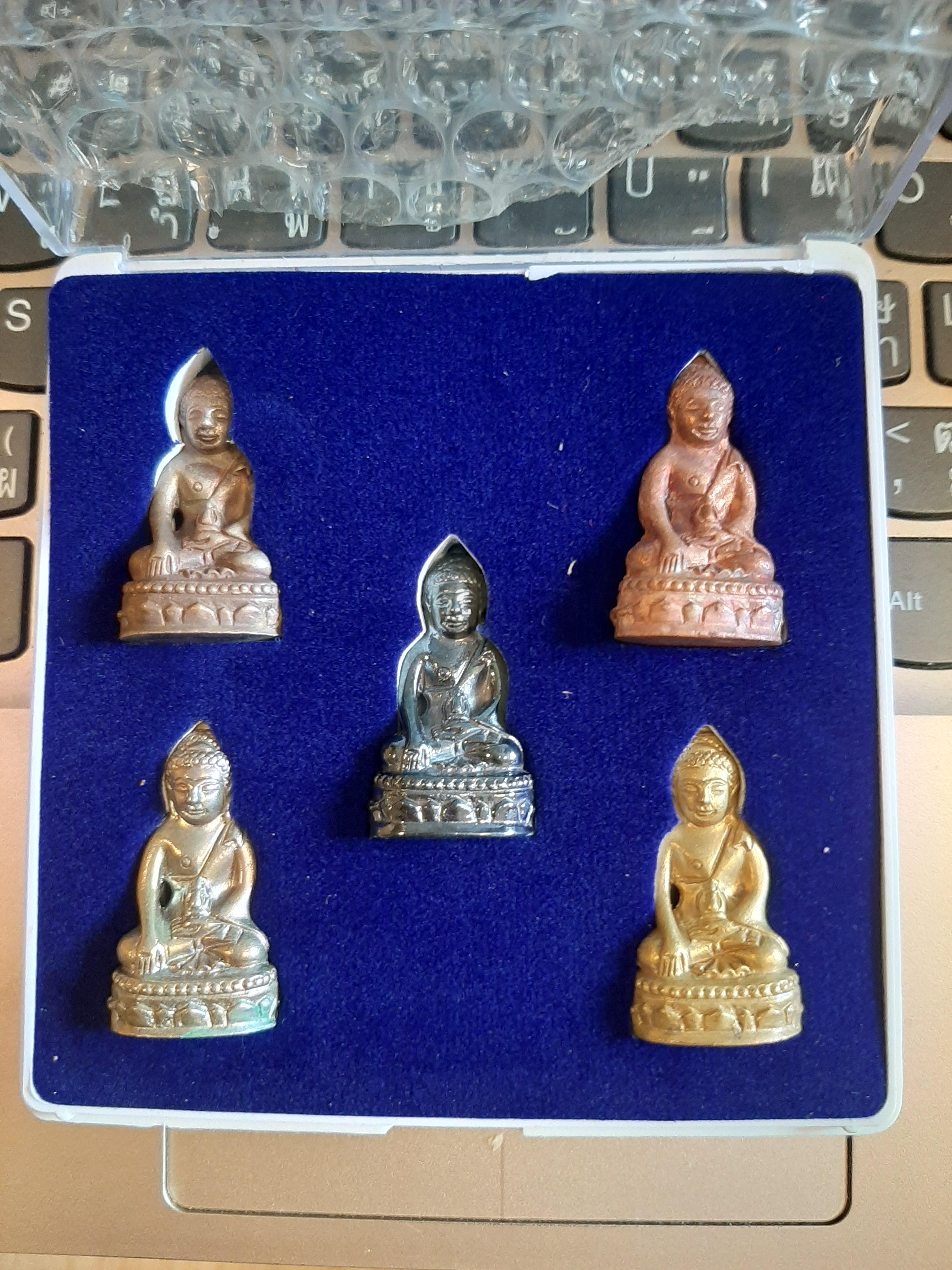 พระกริ่งนเรศวรสะท้านไตรภพ ชุดกรรมการ เสกหลายวาระอุโบสถวัดท่าขนุน ลพ.เล็ก ปี 63