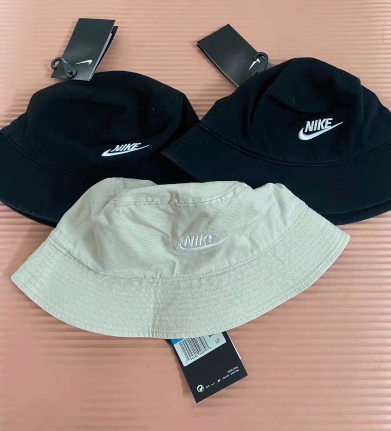 หมวกบักเก็ต Nike Futura Washed Bucket Hat ของใหม่ ของแท้ พร้อมส่งจากไทย หมวกปีกรอบ