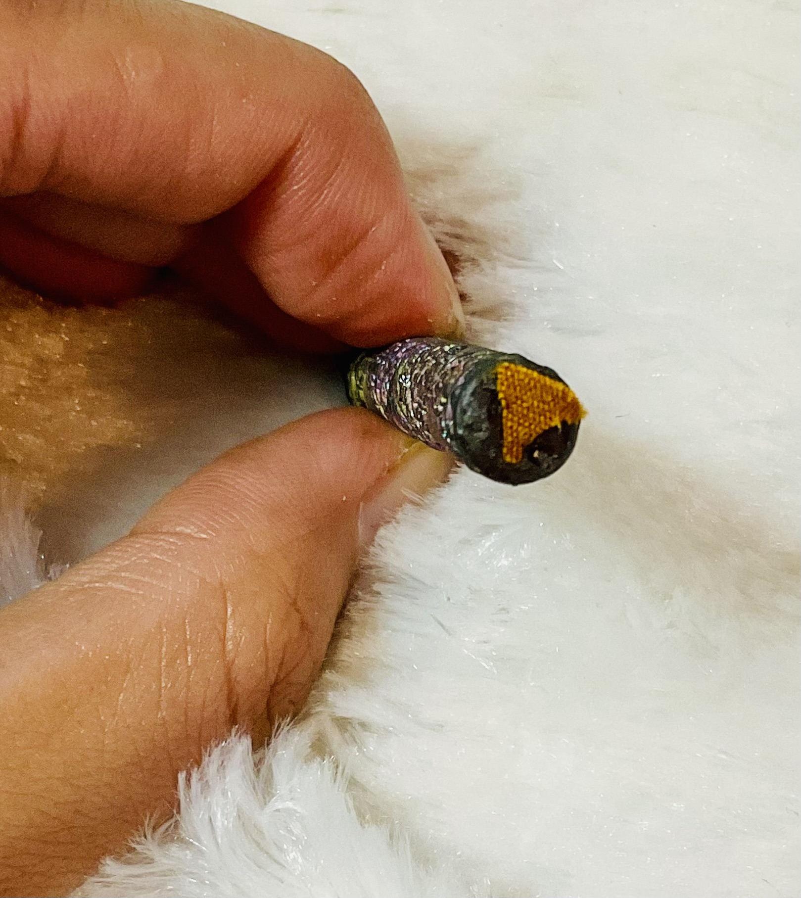 ตะกรุดหนุนอำนาจ วาสนา บารมี เนื้อรวมแร่ จารยันต์ อุดเกศา จีวร ลพ.หนุน ปี 68 ดอกที่ 1