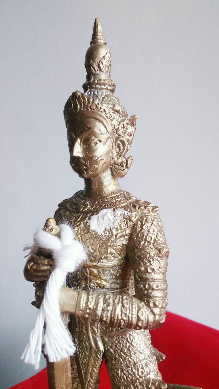 พระบูชาท้าวเวสสุวรรณ (เทพบุตร) No.34 ลพ.อิฏฐ์ วัดจุฬามณี ปี 59