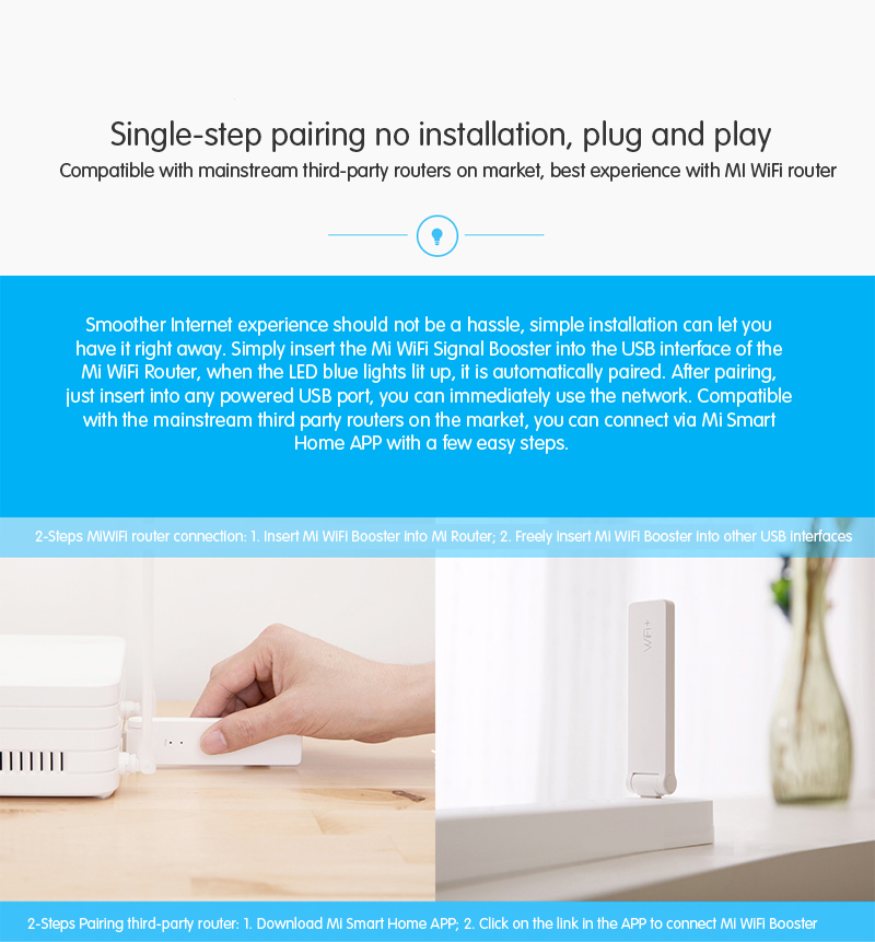 Xiaomi Mi Wi-fi Amplifier version 2 (ตัวขยายสัญญาณ Wi-fi รุ่น 2)