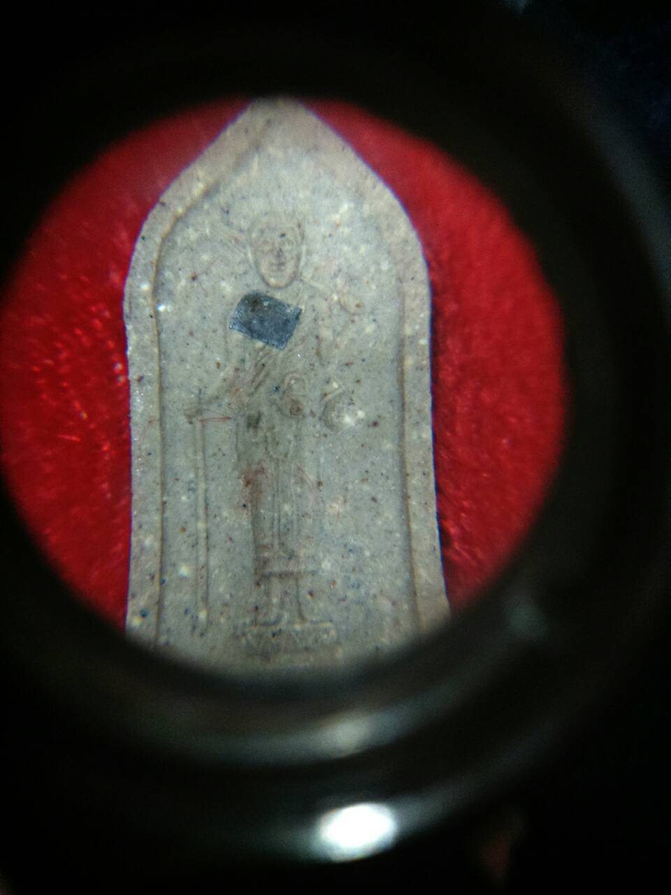 พระผงฝังแร่โคตรเศรษฐี แม่ชีประทุม โชติอนันต์ ปี 39