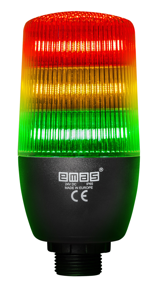 Tower Light IF5T024ZM05 3 Layers in Single Body, 3 Colours,with Buzzer 24V DC EMAS