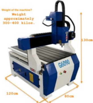 CNC G6090 3Axis SP1.5KW