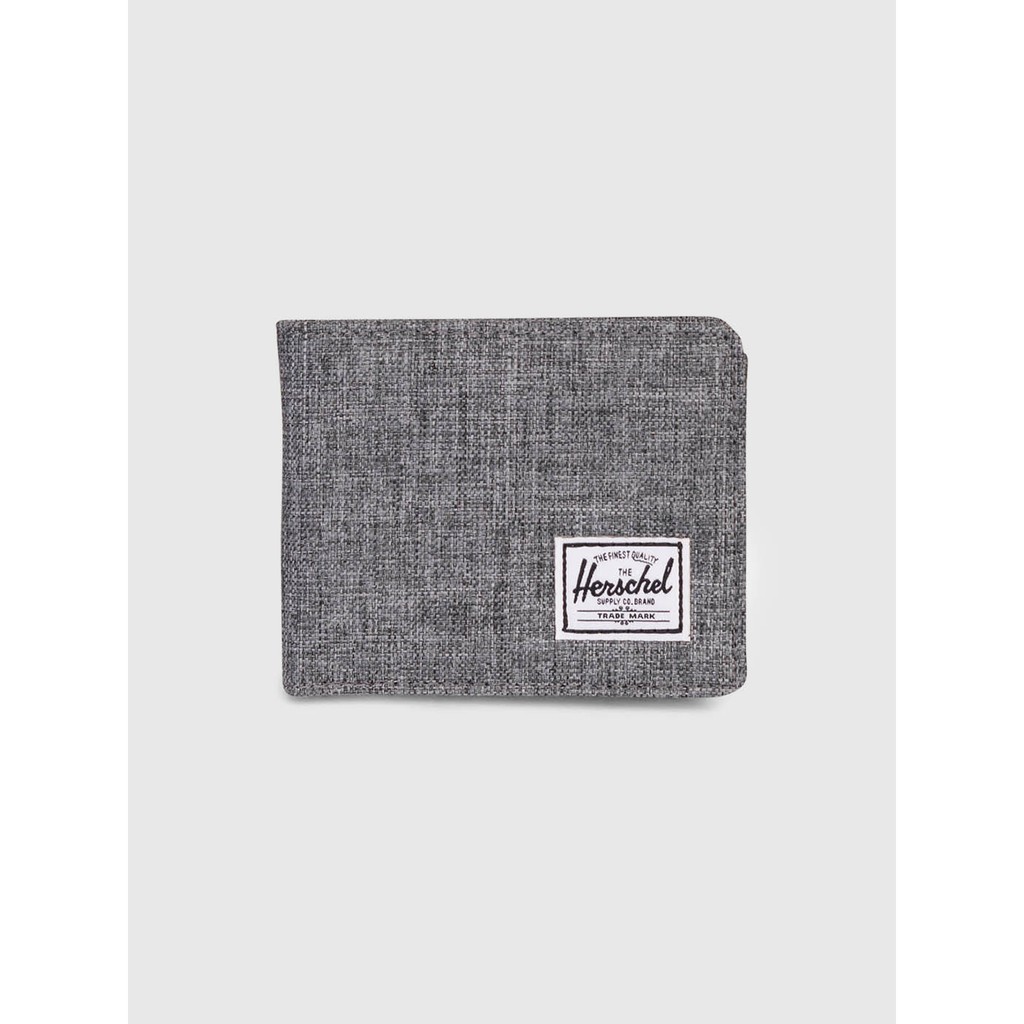 กระเป๋าสตางค์ Herschel Supply Roy Coin Wallet - Raven Crosshatch With RFID Blocking