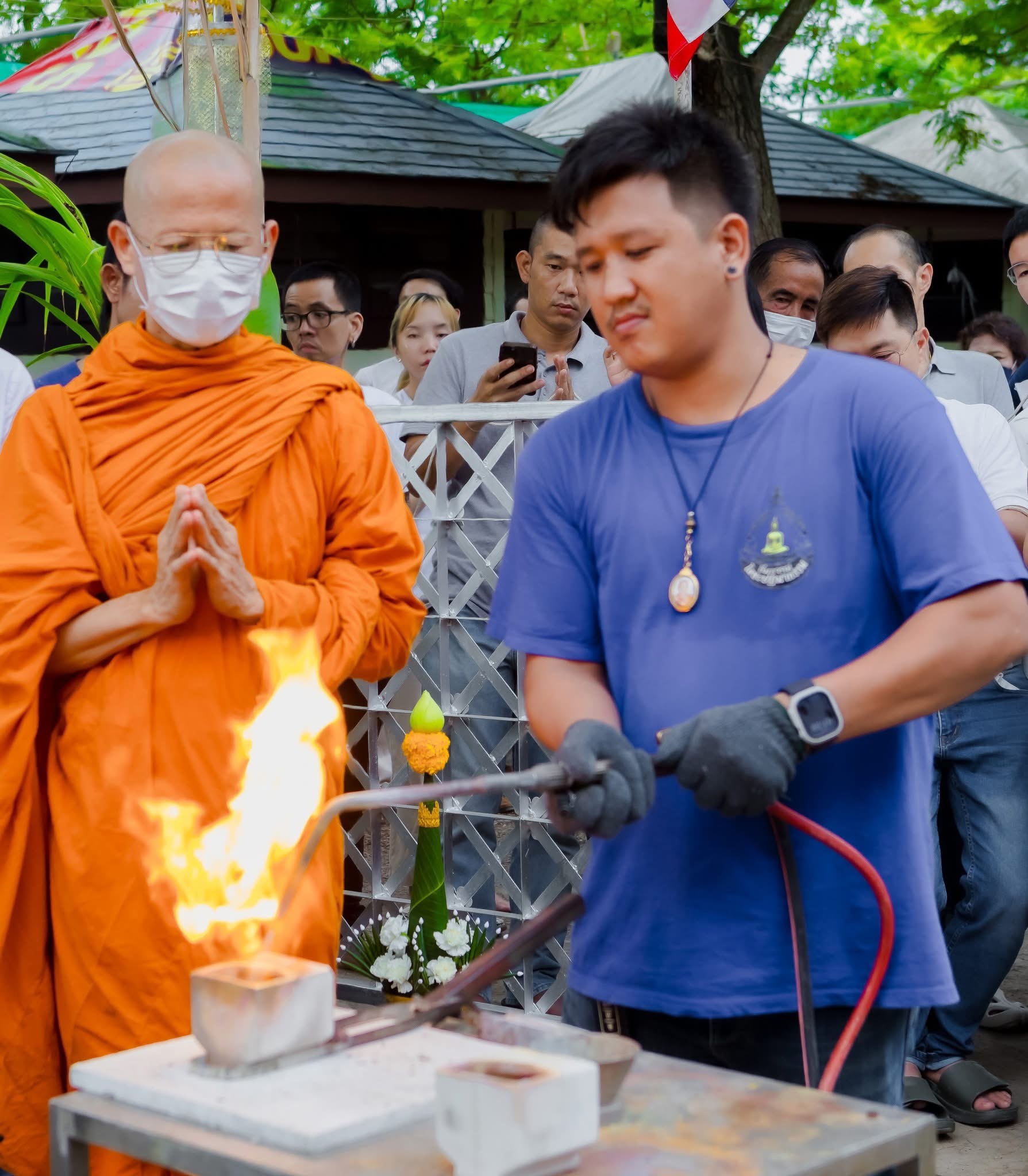 สมเด็จองค์ปฐม (หลวงพ่อไหลมาเทมา) ขนาด 5 นิ้ว หลวงพ่อเล็ก พุทธาภิเษกหลายวาระ ปี 67