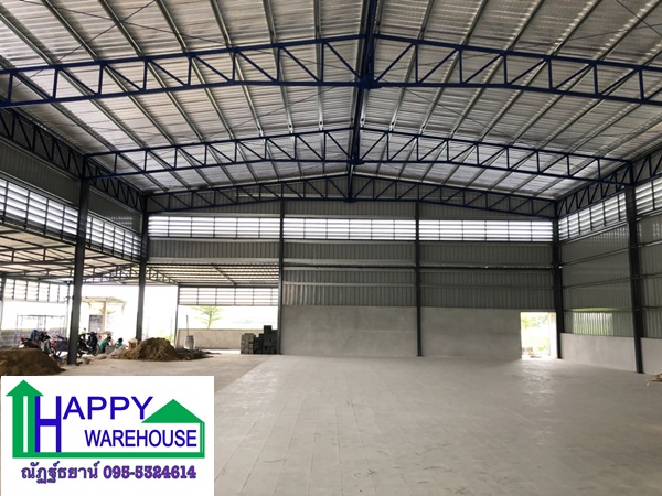 รับสร้างโกดังบางบัวทอง ขนาด18x30x6.90 เมตร