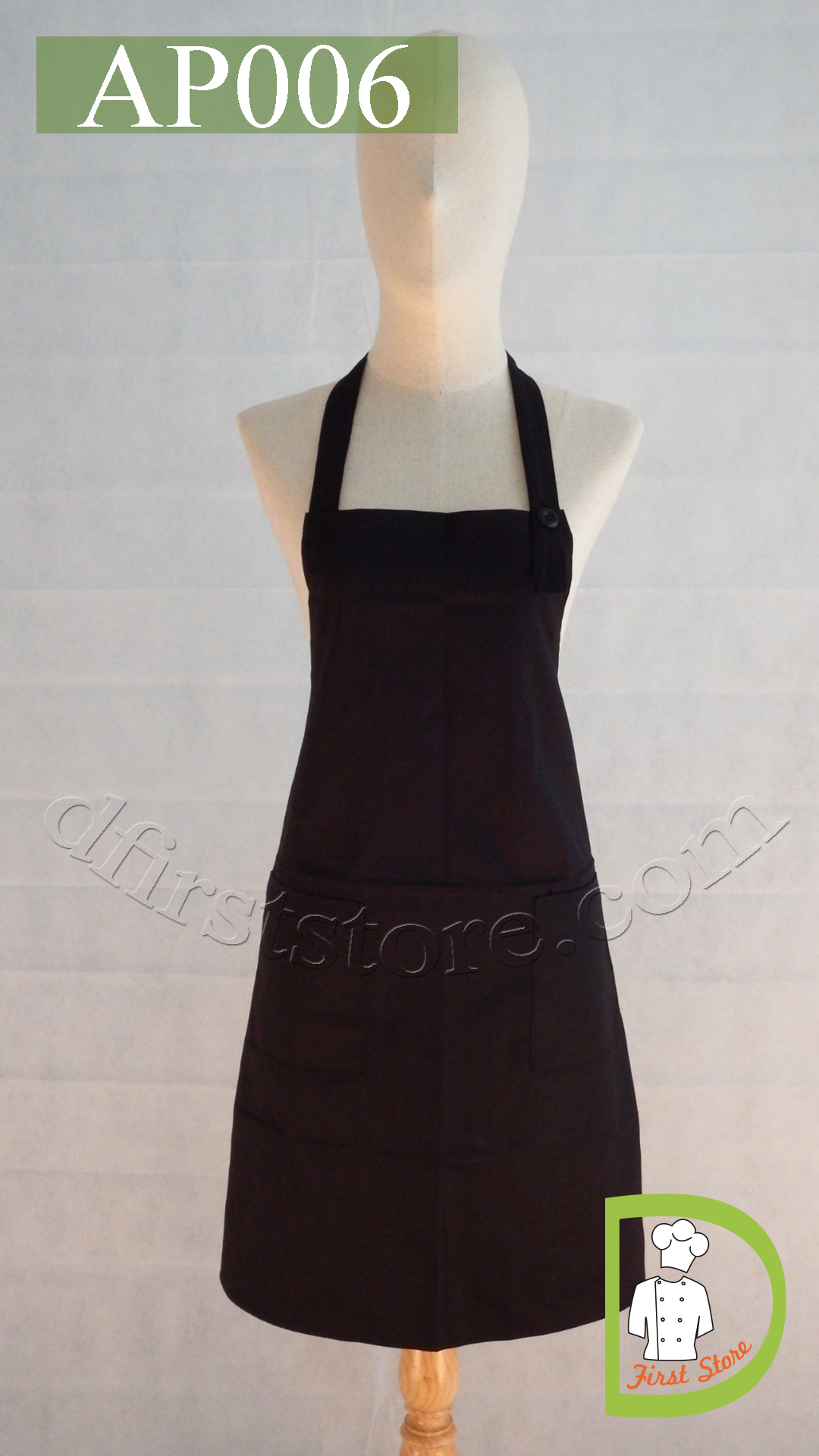 AP006 Full Body Bib Apron ผ้ากันเปื้อน เต็มตัว