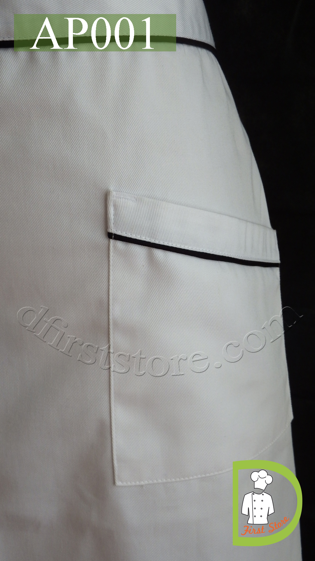 AP001 Half Body Apron ผ้ากันเปื้อน ครึ่งตัว