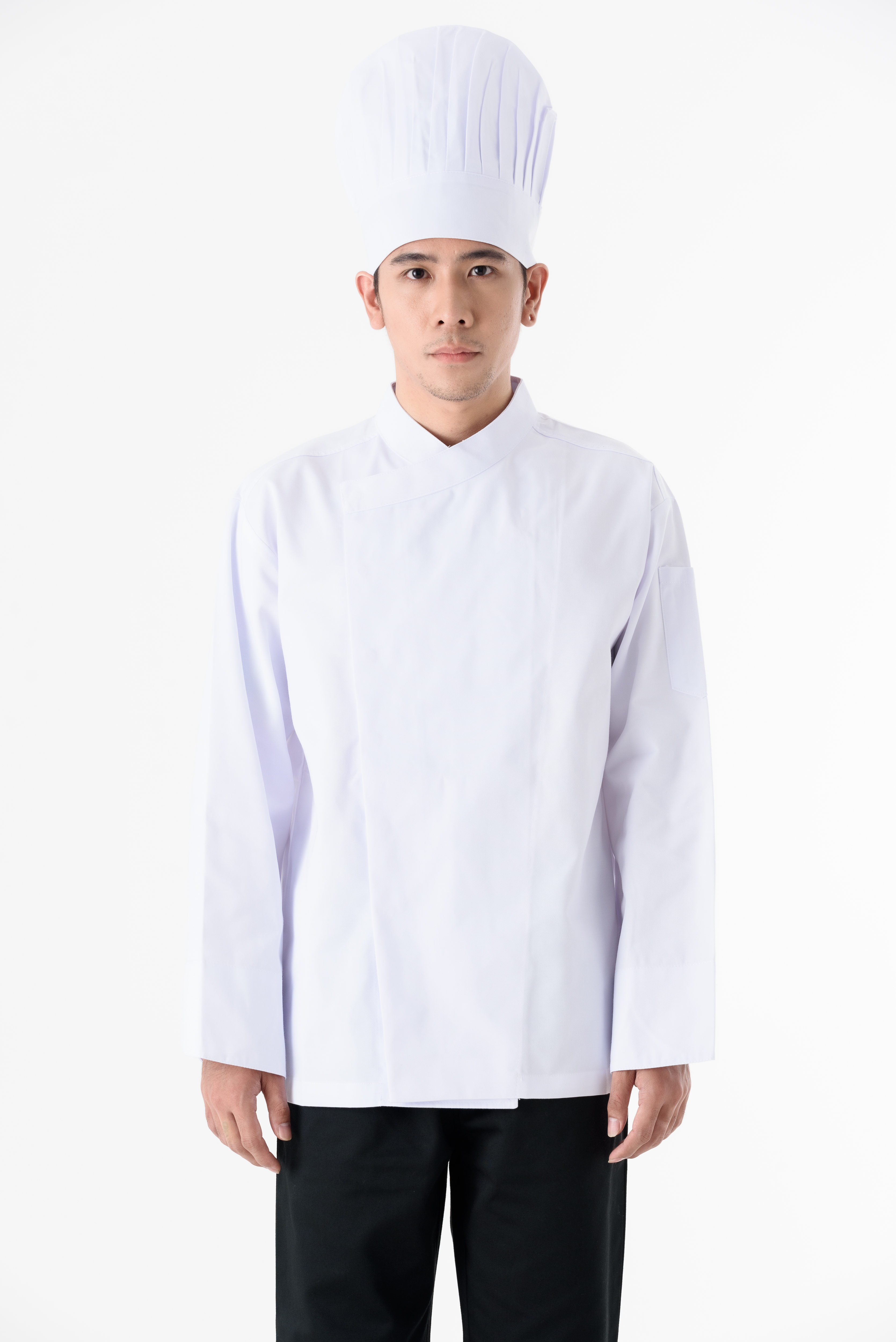 DFS013 Chef Uniform ชุดเชฟสากล (white, สีขาว)