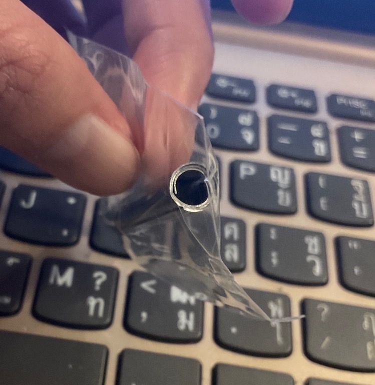 ตะกรุดพญานกยูงทอง (เนื้อตะกั่ว) วัดอุทยาน ปี ๖๕ หลวงพ่อเล็กวัดท่าขนุนพุทธาภิเษก