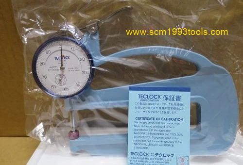 TECLOCK เทคลอค รุ่น SM-114 เกจวัดหนาบาง Dial Thickness Gauge