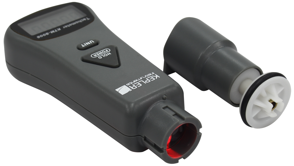 เครื่องวัดความเร็วรอบแบบพกพา (Tachometer) แบรนด์ KEPLER รุ่น KTM-8008