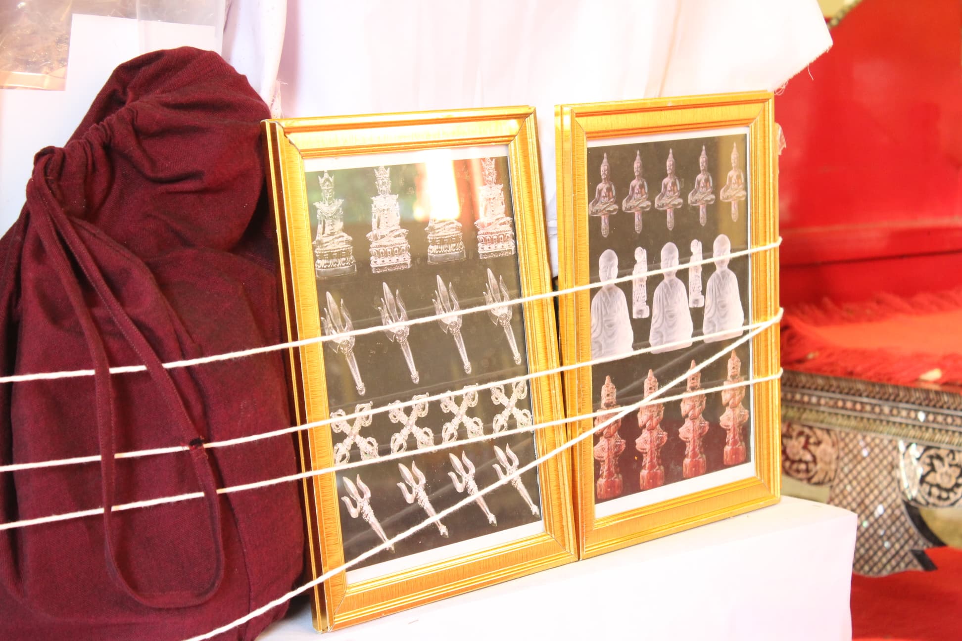 พระกริ่งผงขุนแผน เรือนพระภรตมุนี (กรอบตลับเงิน) หลวงพ่อเล็กร่วมเสก ปี 64