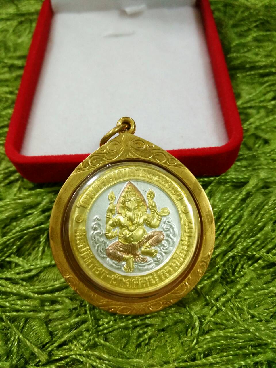 พระพิฆเนศวร ช่างศิลป์ กรมศิลป์ฯ เลี่ยมทองคำแท้