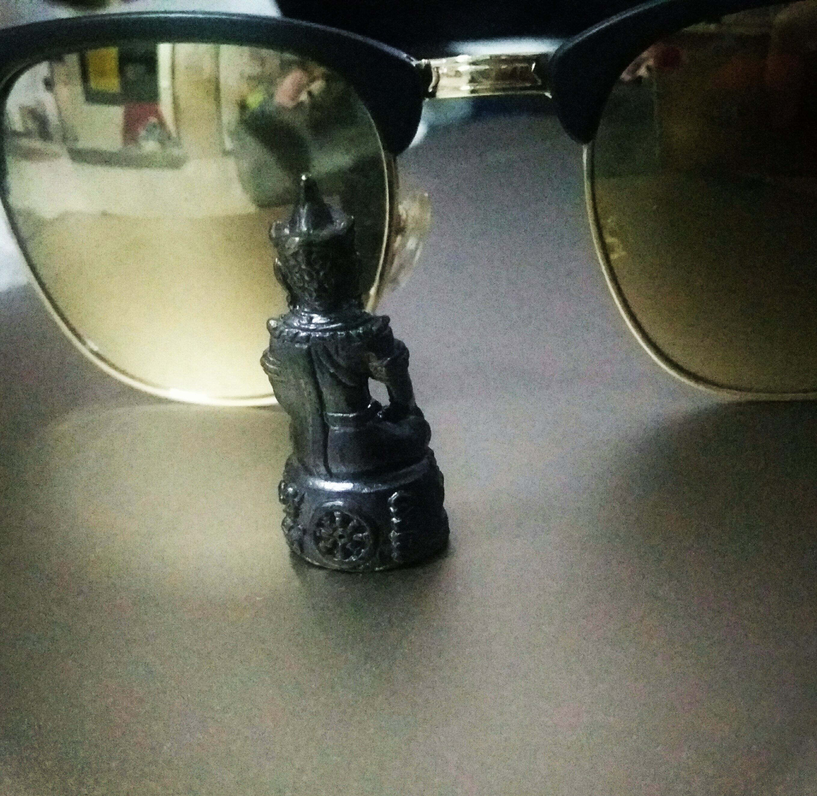 พระกริ่งไตรสรณคมณ์ หลวงตาม้า วัดถ้ำเมืองนะ (มีจาร) ปี 58