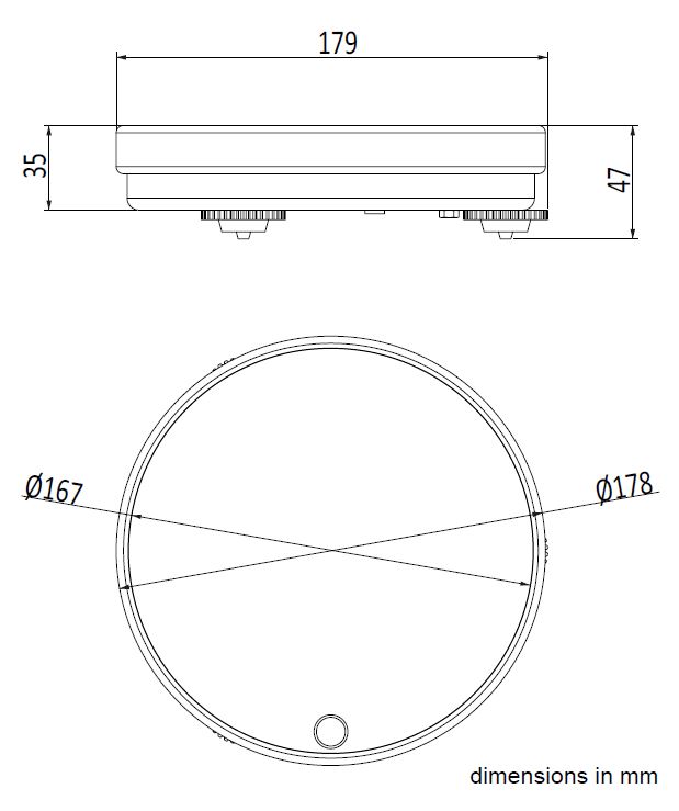 20.6.1 แผ่นชั่งสำเร็จรูปทรงกลมรุ่น RPLC Series (SINGLE CELL ROUND PLATFORMS)