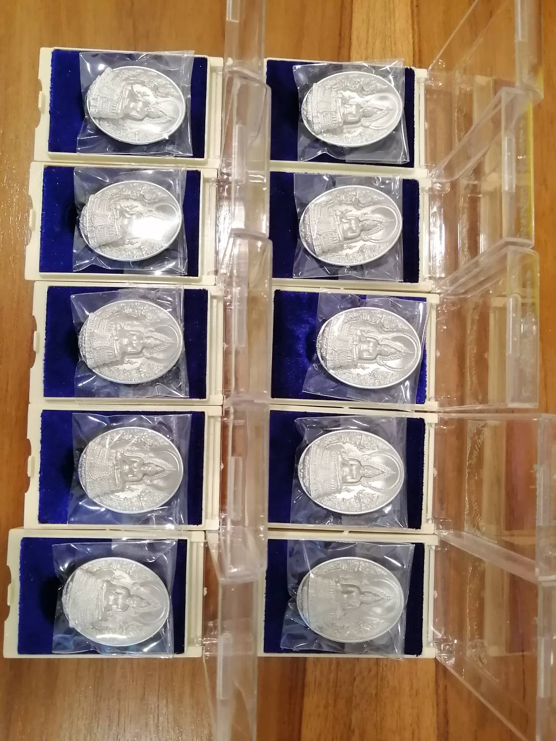 สมเด็จองค์ปฐมหลังยันต์เกราะเพชร เนื้อเงินชนวนมาหาสะท้อน วัดท่าขนุน