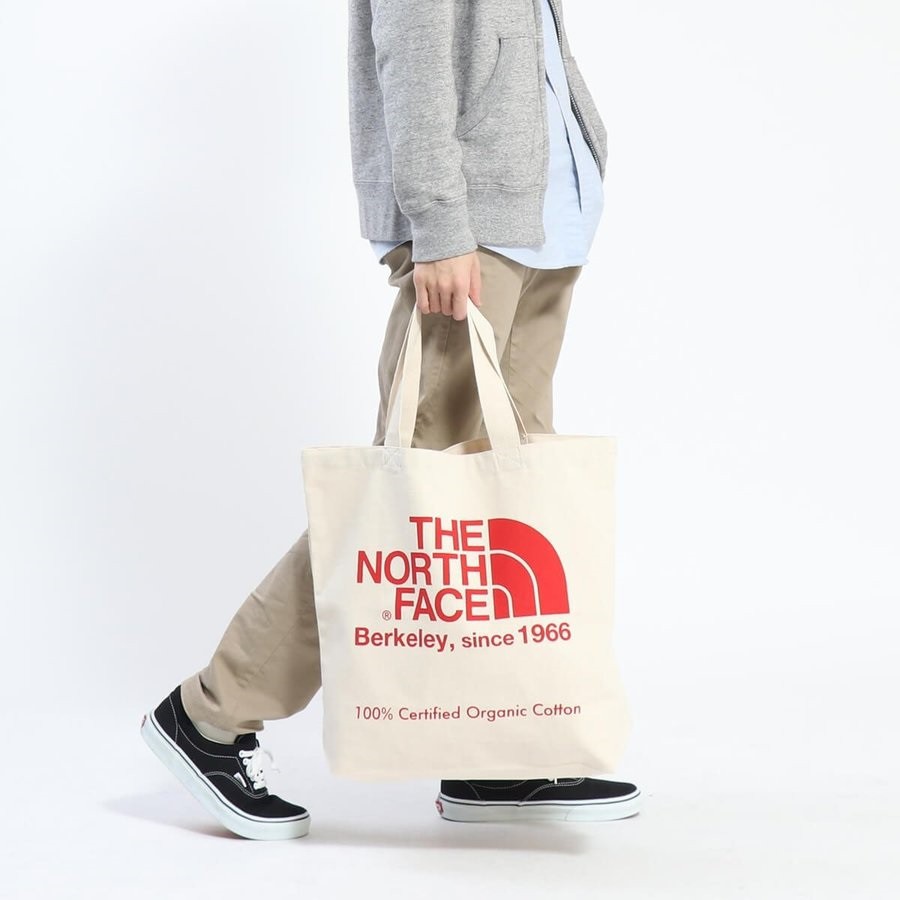 กระเป๋าผ้าสะพายข้าง The North Face - Organic Cotton Tote รุ่นพิเศษจากญี่ปุ่น ของใหม่ ของแท้ พร้อมส่ง