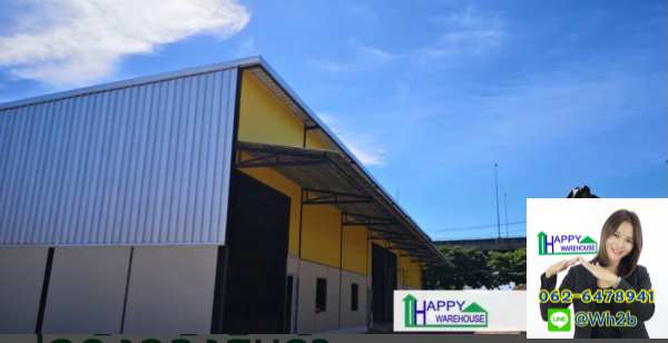 รับสร้างโกดังสำเร็จรูป ขนาด 16 x 40 x 6.45 m
