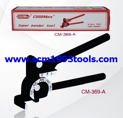 Coolmax รุ่น CM-369A ประแจดัดท่อผสม 1/4",5/16",3/8" ดัดแป๊บ ทองแดง อลูมิเนียม 3-in-1 180° Tube Bender