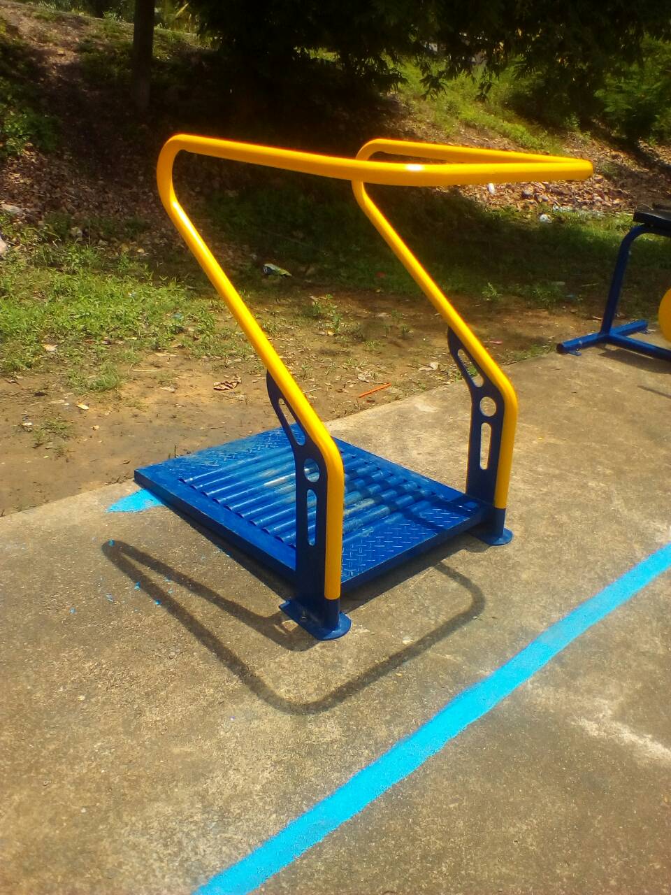 รหัส SM ผลงานติดตั้ง (ต.บางดี จ.ตรัง) เครื่องออกกำลังกายกลางแจ้ง