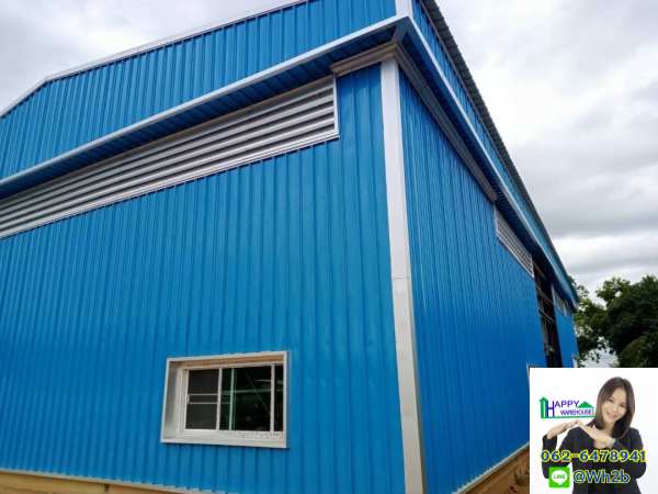 โกดังสำเร็จรูป ขนาด15x30x6.50 เมตร
