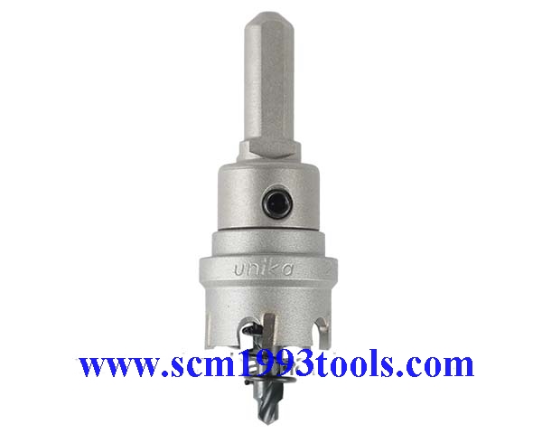 UNIKA ยูนิกะ โฮลซอร์เจาะสแตนเลส TC-type Holesaw for Stainless,Plastic,Aluminum,Vinyl ญี่ปุ่น เจาะได้ลึก 4.5 มม.