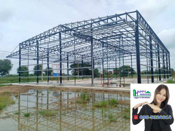 รับสร้างโกดัง สิงห์บุรี ขนาด20x30x6.00 เมตร