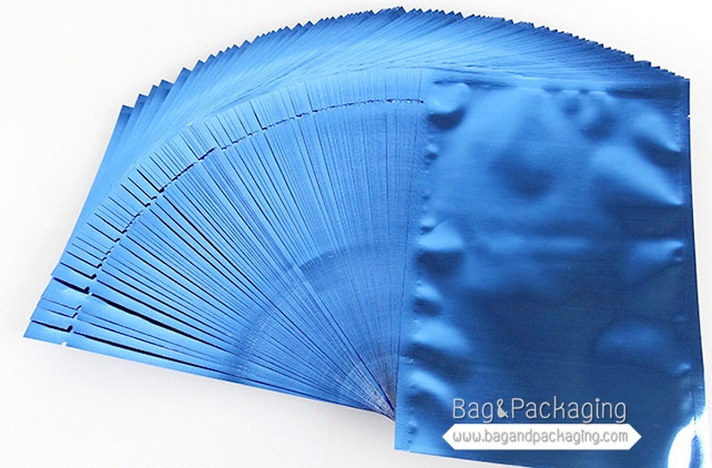 ถุงฟอยล์สีน้ำเงิน ซีล 3 ด้าน