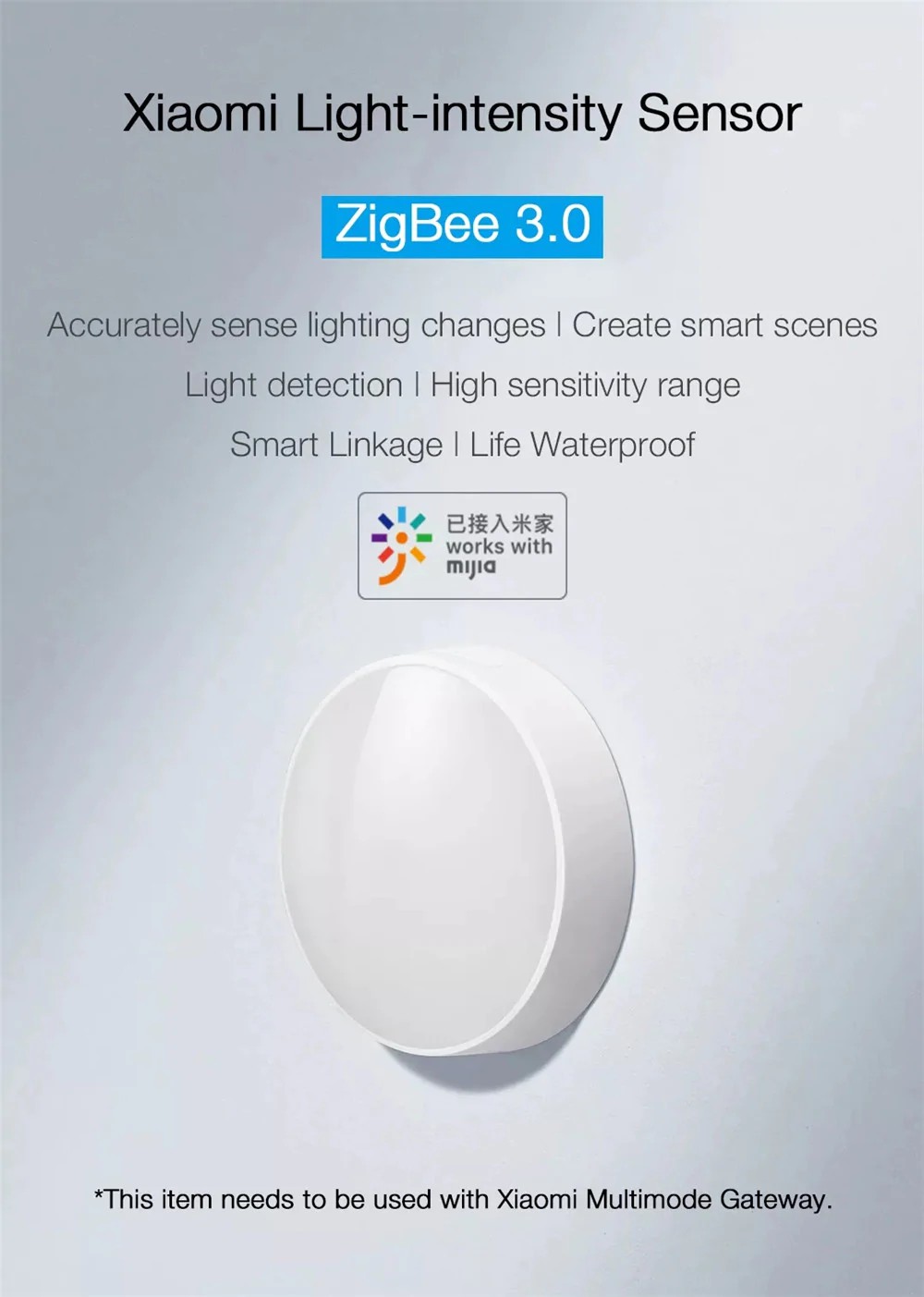 Xiaomi Mijia Light Sensor - เครื่องตรวจวัดปริมาณแสงสว่าง